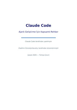 Claude Code Turkce