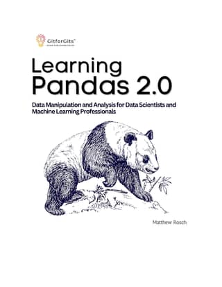 @datascienceM Learning Pandas 2.0