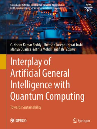 Interplay of Artificial General Intelligence with Quantum Computing Towards Sustainability