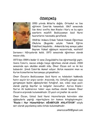 Risale-i Nur Ağabeyler Anlatıyor 02 39-Ağabey birarada